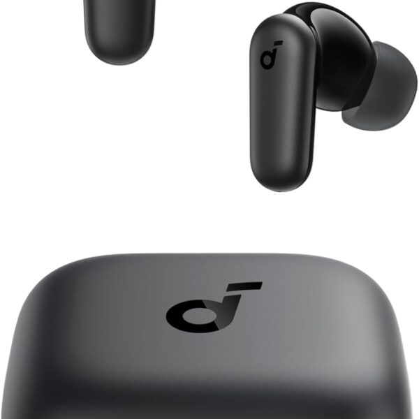 Soundcore P30i by Anker Noise Cancelling Earbuds, Strong and Smart Noise Cancelling, Powerful Bass, 45H Playtime, 2-in-1 Case and Phone Stand,...