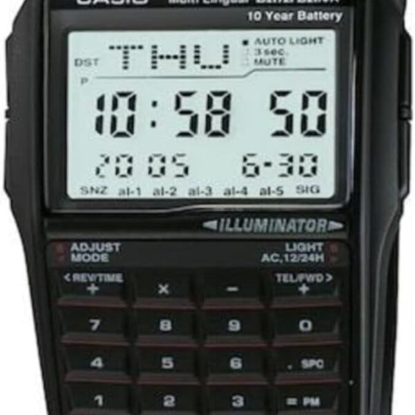 Casio Men's Vintage DBC32-1A Data Bank White Digital Watch