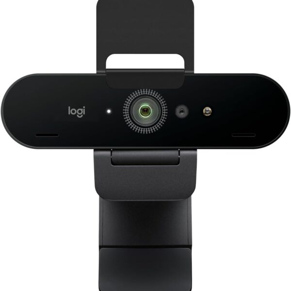 Logitech Brio 4K Webcam, Video Calling, Noise-Cancelling mic, HD Auto Light Correction, Wide Field of View, Works with Microsoft Teams, Zoom,...