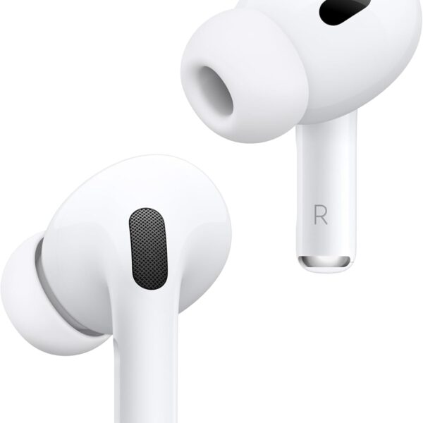 Apple AirPods Pro (2nd Generation) Wireless Ear Buds with USB-C Charging, Up to 2X More Active Noise Cancelling Bluetooth Headphones, Transparency...