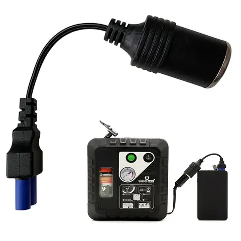 자동차 배터리 점화기 및 비상 전원 키트 - 12AWG 점퍼 케이블 스타터, Milwaukee 및 Dewalt 전동 공구 호환 18 12V 자동차 배터리 부스터 자동차 점프 스타터에 대 한 휴대용 EC5 담배 라이터 소켓 어댑터 커넥터