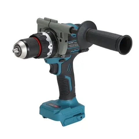 Makita DDF487 13mm 브러시리스 임팩트 드릴 - 빨간색과 검정색, 18V 리튬 이온 충전식 가정용 고토크 전기 드라이버 19 13mm 160NM 무선 드릴 브러시리스 임팩트 드릴 자동 잠금 척 아이스 드릴 낚시, 안티 트위스터 자이로 센서, 배터리 없음