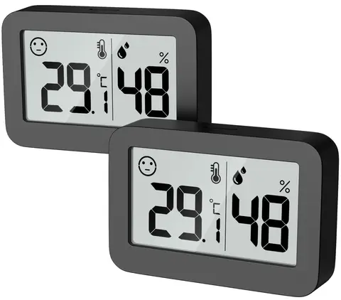 Tuya 스마트 온도 및 습도 센서 - Bluetooth 호환, APP 원격 제어, Alexa 및 Google 홈 지원 13 2pcs LCD 디지털 온도 습도 측정기 센서 실내 온도계 습도계 전자 홈 온도계 미터 센서
