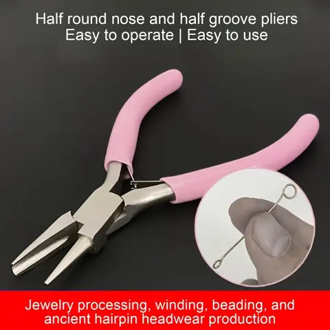 기계식 시계 기어 부품 DIY 나비 스팀펑크 소재 이어폰 - 곤충 형태의 낙하 게이지 바늘, 20g 13 5인치 전문 원형 오목 펜치, 보석 제작에 사용되는 미니 정밀 와이어 루프 도구, 이상적인 DIY 수동 도구