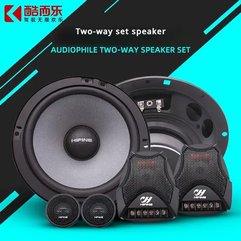 7인치 2DIN HD 자동차 미디어 비디오 RDS, Airplay 및 CarPlay 지원 안드로이드 오토 스테레오 - 폭스 바겐/시트/스코다/파사트/골프/폴로 모델 호환 19 6.5 인치 자동차 스피커 키트 HI6502 고출력 도어 스피커 자동차 오디오 시스템 콤보 키트 스테레오 스피커 DC12v