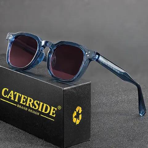 AAA 지르콘 크리스탈과 925 스털링 실버로 만든 인터레이스 럭셔리 여성 약혼 반지 15 CATERSIDE 새로운 레트로 펑크 스퀘어 선글라스 남자 작은 프레임 맞춤형 디자인 선글라스 여성을위한 여행 파티 축제 선물