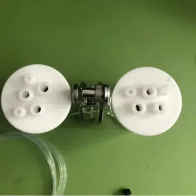 H형 밀봉 셀. H형 교환형 이온교환막 밀봉 전해전지. 전기화학적 매칭 전극. 비