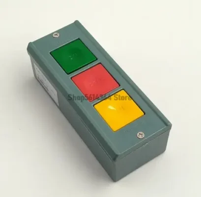 KH-703 Pushing Button Switch - Momentary Push Button Switch, 3 Keys Non-Locking - 2 Normally Open & 1 N.C./3 N.O.