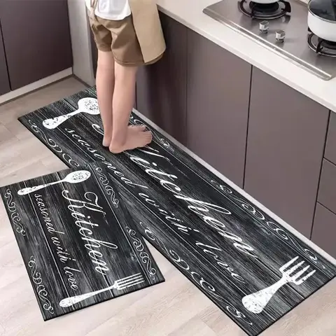 다채로운 고양이 인쇄 주방 건조 매트 접시에 대 한 흡수성 빠른 건조 미끄럼 방지 접시 매트 다용도 홈 장식, 접시 건조 매트 15 VIKAMA 빨 수있는 크리스탈 벨벳 바닥 매트 편안한 부드러운 스탠딩 매트 주방 테마 바닥 매트 미끄럼 방지 방수