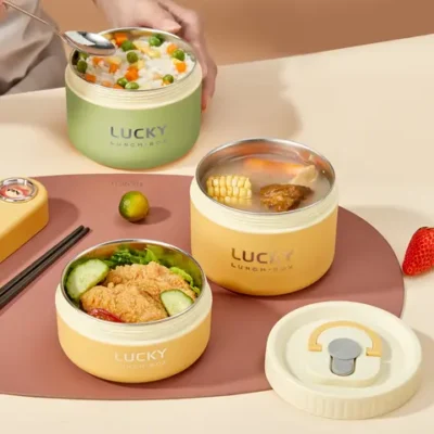옥스포드 소재 방수 쿨러 도시락 가방 - 캠핑, 피크닉, 여행에 최적화된 음식 및 음료 보관함 (성인 및 어린이용) 14 WORTHBUY 휴대용 밀폐 보온 도시락 상자, 쌓을 수 있는 전자레인지 304, 스테인리스 스틸 도시락 상자, 절연 식품 용기