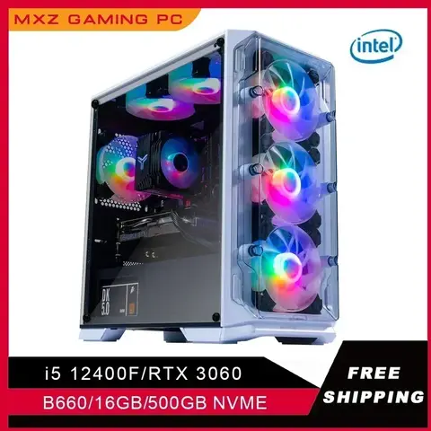 DIY PC 게이밍: I5 12400F, RTX 2060S/3060, 16GB RAM, 500GB NVMe - 맞춤형 게이머 완성! 1 pc | 게이머