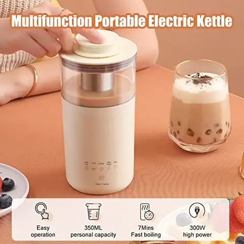 5 in 1 전기 커피 메이커 휴대용 우유 차 기계 우유 Frother 자동 차 메이커 건강 보존 냄비 DIY Differen Drink 1