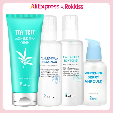 록키스 더마 포유 약산성 아토크림 150ml 2개 세트 16 록키스 카렌듈라 스킨토너 에멀전 2종 세트, 150ml+화이트닝 베리 앰플, 55ml+티트리 모이스쳐 크림, 100ml