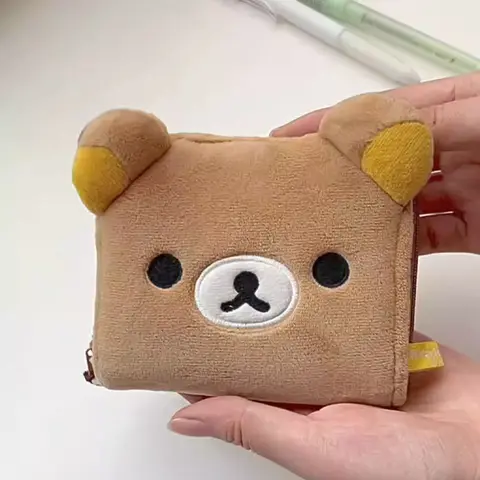 리락쿠마 스푼 포크 세트 - 귀여운 곰 디자인의 아기용 식기, 국자와 함께하는 어린이 학교 및 피크닉 필수 아이템, 특별한 선물! 14 리락쿠마 플러시 동전 지갑 여성 릴렉스 베어 귀여운 지갑 ID 카드 홀더 클러치 백 어린이 학교 여행 수첩 어린이 선물