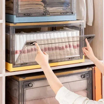 헬로 키티, 시나몬롤, 멜로디, 쿠로미 디자인의 귀여운 면봉 보관 상자 및 화장품 정리함 21 바퀴가 달린 접이식 보관함, 옷장 정리함 쌓을 수 있는 잡화 정리함, 가정용 대용량 책, 스낵 장난감 통