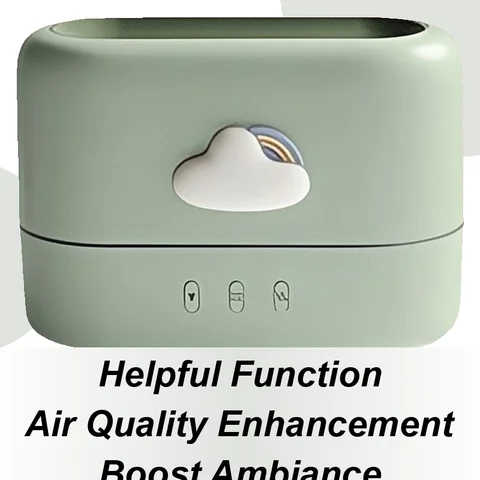 1pc 2L Double Jet Humidifier with Display - Improve Air Quality and Health with Adjustable Mist Levels and Automatic Shut-Off 18 불꽃 디퓨저 가습기 디퓨저 오일 기계 쿨 미스트 무소음 소형 가습기 향기 장식 냄새 제거기 인테리어