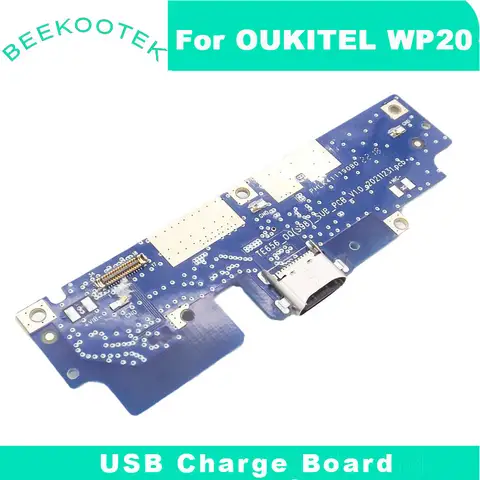 DOOGEE N55S용 오리지널 메인보드 4G RAM+256G ROM 마더보드 14 새로운 오리지널 OUKITEL WP20 USB 충전 보드 기본 포트 플러그 충전 보드 수리 액세서리 Oukitel WP20 스마트 폰용