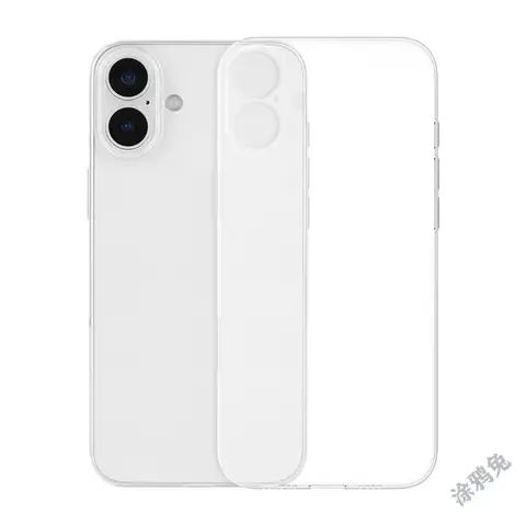 아이폰 16 Pro Max, 15 Plus, 14, 13 Mini, 12, 11, SE 2025, X, XR, XS, 8, 7용 지갑 카드 슬롯 자가 플립 가죽 케이스 스탠드 커버 15 아이폰 16 프로 맥스용 투명 케이스, 0.5mm PP 커버, 아이폰 15 프로 맥스용 투명 케이스, 신제품