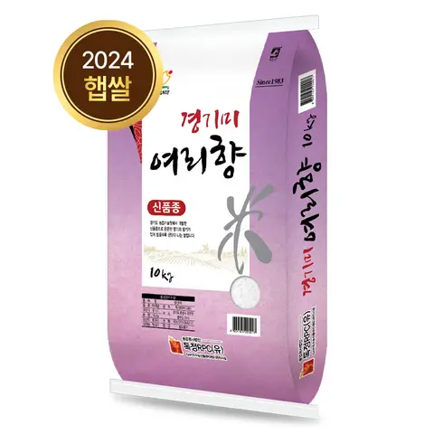 여리향 10kg 상등급 24년 햅쌀 2024 백미 누룽지향 신품종