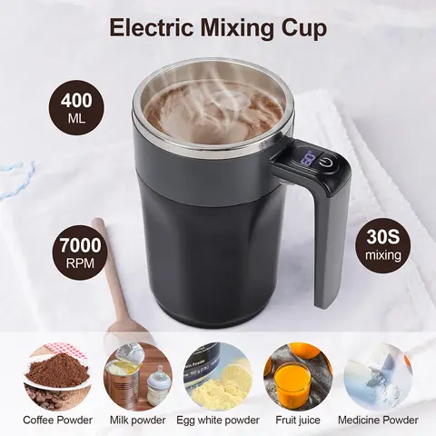 1개 세라믹 티키 머그잔 - 미술 공예 창작, 하와이 스타일 부활절 섬 티키 디자인, 용량 650ml 21 전기 자동 교반 컵 자체 혼합 커피 머그잔 휴대용 온도 표시 차 우유 마시는 컵