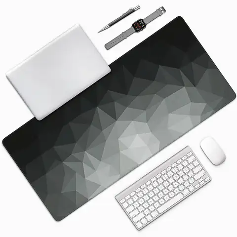 Apple Magic Mouse 1세대 및 2세대 전용 풋 패치 및 슬라이딩 매트 액세서리 15 책상용 대형 마우스 패드, 게임용 마우스 패드, 스티치드 엣지, 미끄럼 방지 고무 베이스, 확장 및 두꺼운 마우스 패드, 1PC
