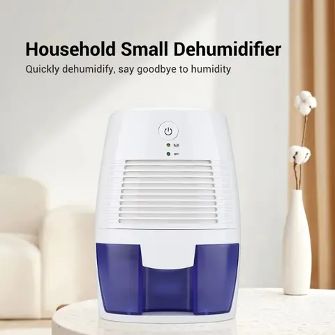 LED 디스플레이 탑재 휴대용 음소거 공기 제습기 - 1500ml 물탱크, 터치 컨트롤 데스크탑 공기 건조기 20 휴대용 USB 음소거 제습기 공기 청정기, 습기 흡수기, 가정 방 사무실 주방 탈취제 건조기, 신제품