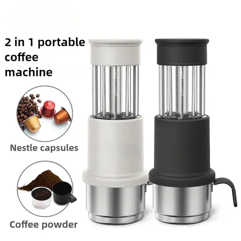 5 in 1 전기 커피 메이커 휴대용 우유 차 기계 우유 Frother 자동 차 메이커 건강 보존 냄비 DIY Differen Drink 14 휴대용 수동 커피 머신 드립 커피 머신 소형 휴대용 캡슐 커피 머신 야외 자동차 청소하기 쉬운 녹 방지